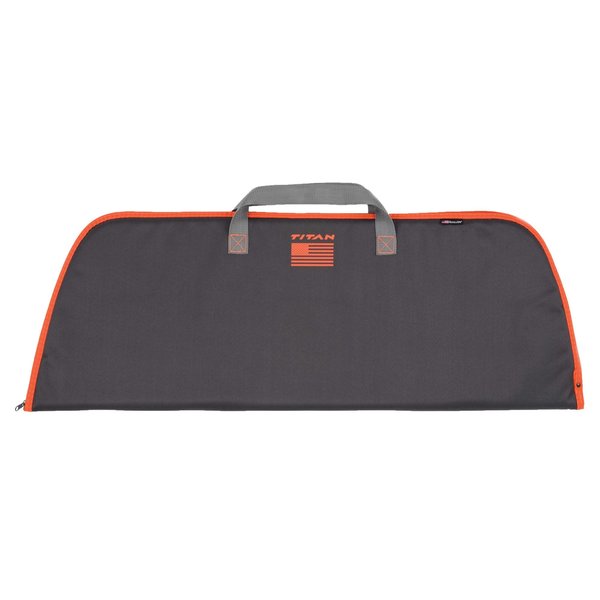 Titan Fire Youth Bow Case, Fits Bows up to 4 in. L, Including Genesis Bows, Gray/Orange 6103